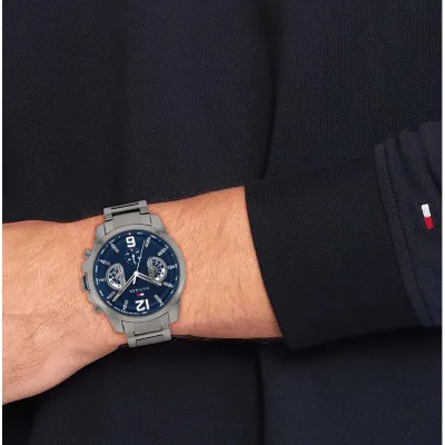 Tommy Hilfiger Tucker Round Dial & Grey  Men's Watch